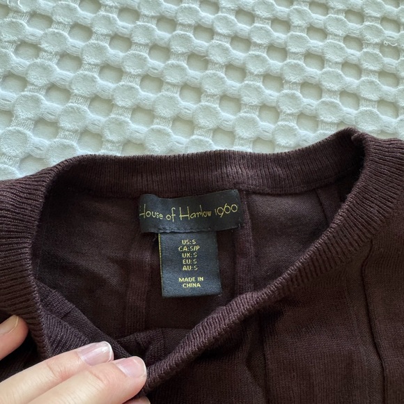 House of Harlow 1960 Loungewear Set in Dark Brown - Picture 3 of 4